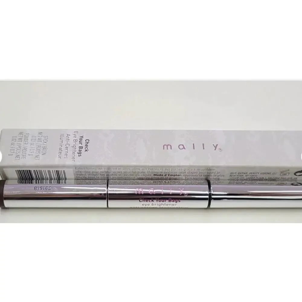 Mally NIB CHECK YOUR BAGS EYE BRIGHTENER WAND Dark Circles Gone! NIB.